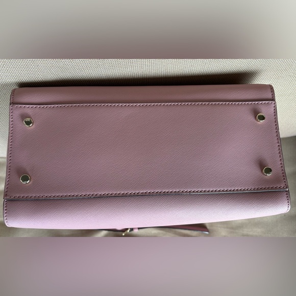 Kate Spade Hadlee Laurel Way Dusty Peony Large Leather Handbag - Picture 10 of 10